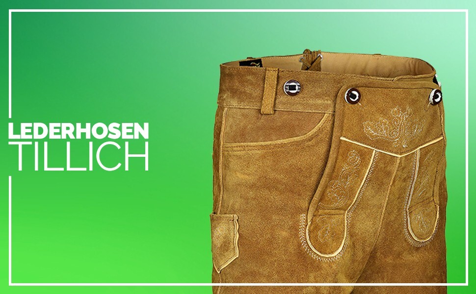 Leather Lederhosen Tillich Traditional Men German Lederhosen Oktoberfest Costume