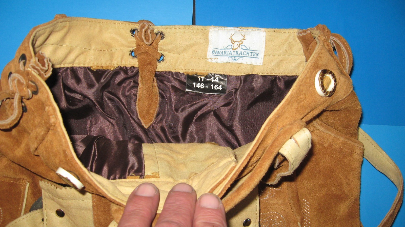 Bavaria Trachten Leather Lederhosen Shorts – Size 11-14 Pre owned. Excellent