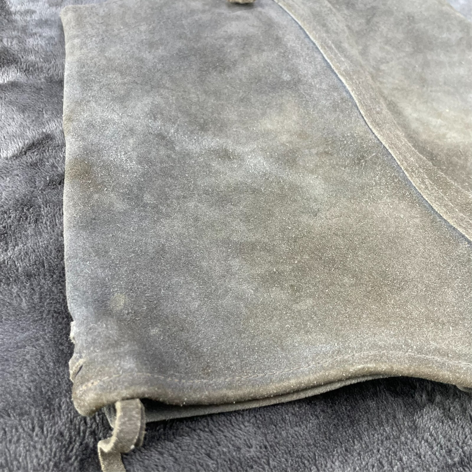 VTG BERGFREUND German Lederhosen Oktoberfest Boy’s Suede Shorts w/Suspenders