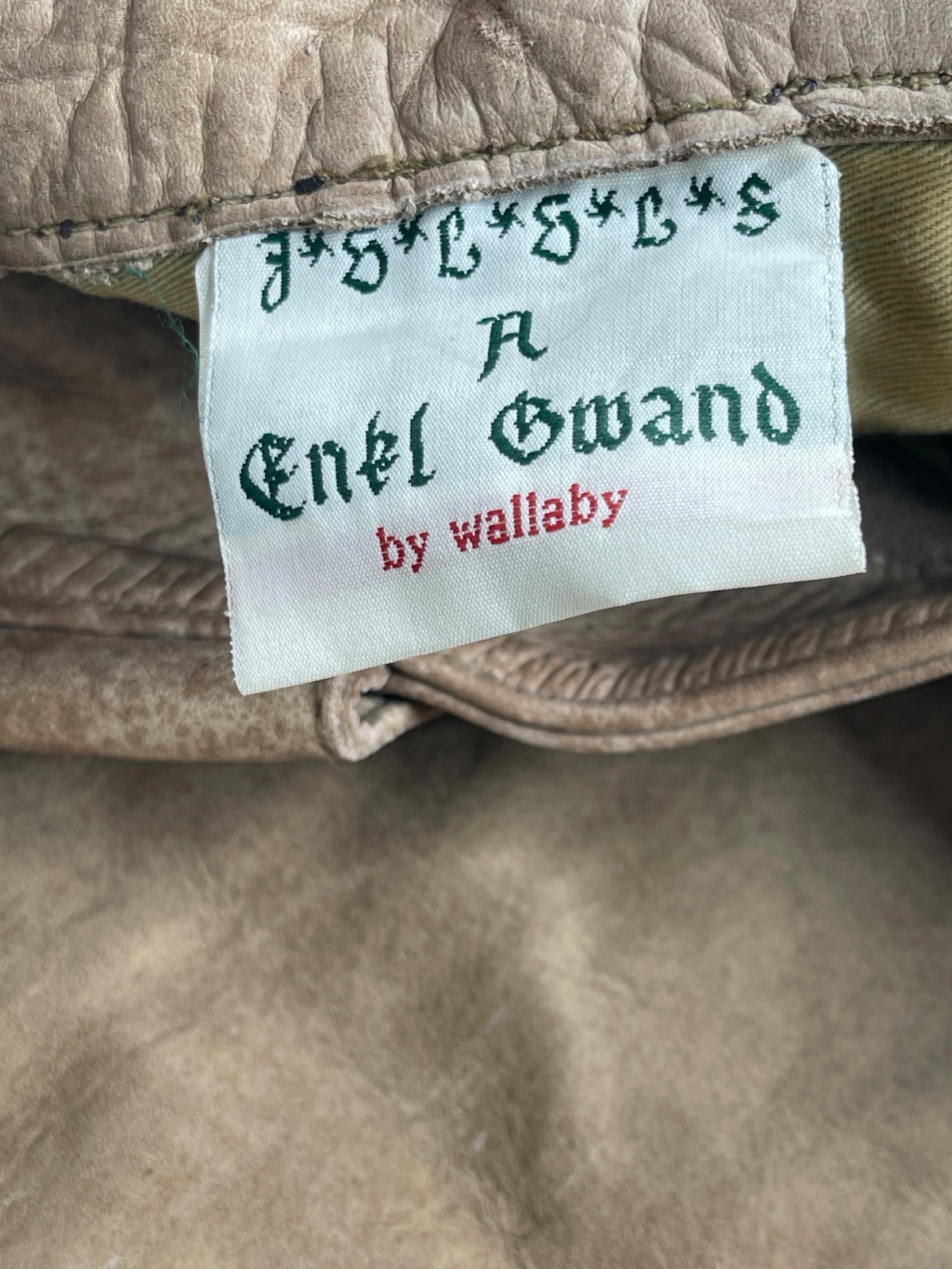 Wallaby Trachten Leather Pants Tan Size 44
