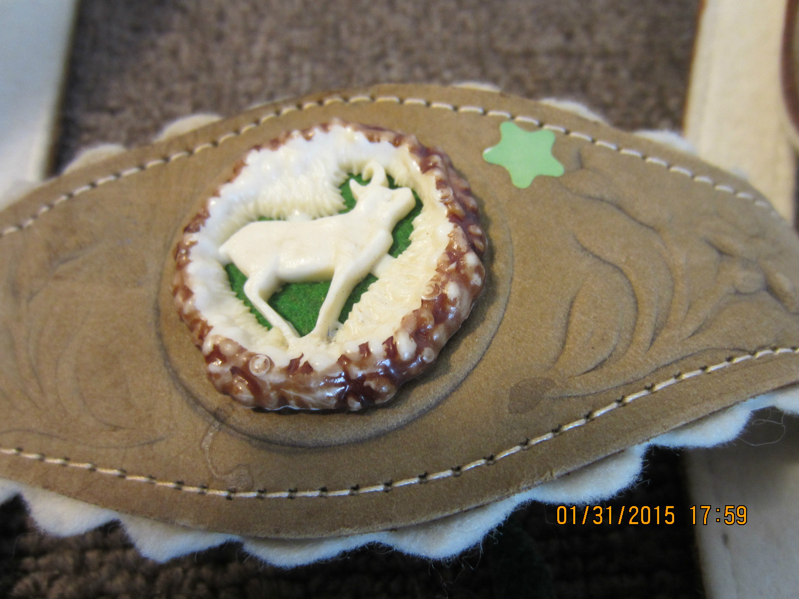 PR OF, CHILD’S “LEDERHOSEN” ( LEATHER PANTS )