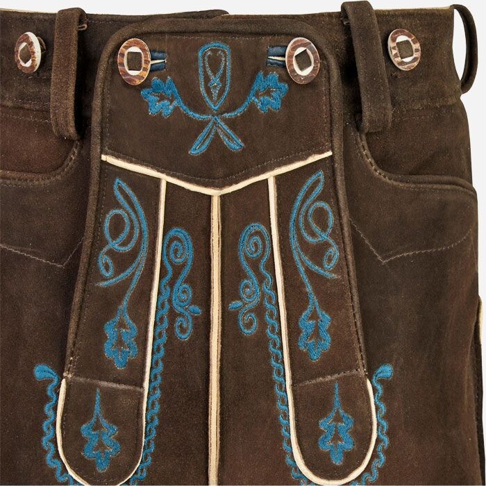 Lederhosen German Authentic – Branded Bundhosen Trachten Leather Shorts USA