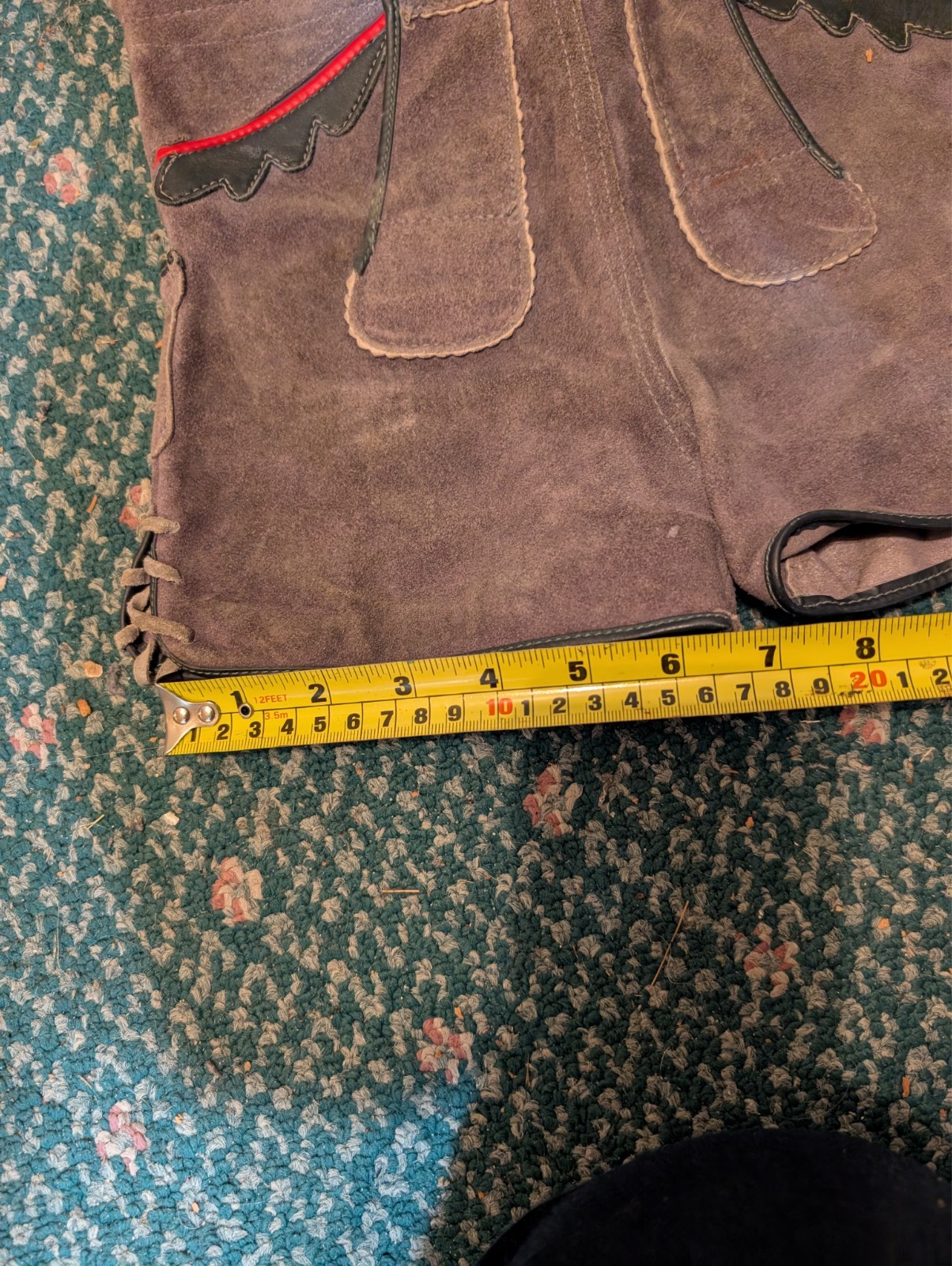 Boys/Toddler Oktoberfest German Gray/Green Lederhosen Leather Pants Child VTG