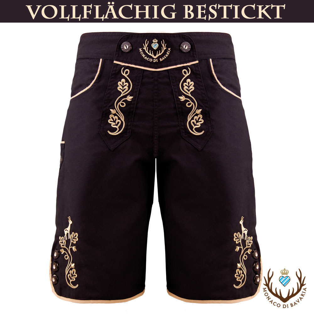 Costume, leather pants, shorts, Bermuda shorts, swimming trunks, swimming leather pants, embroidered