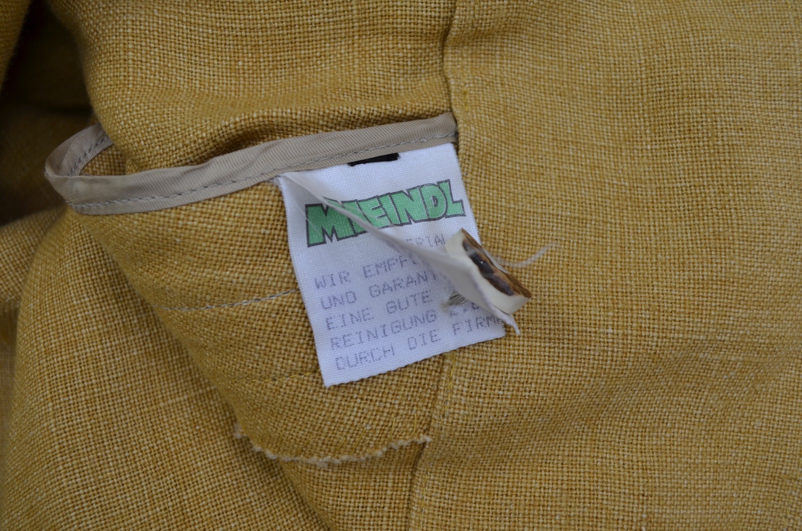 Vintage Meindl Traditional Bavarian Austrian Trachten Linen Shirt Size?