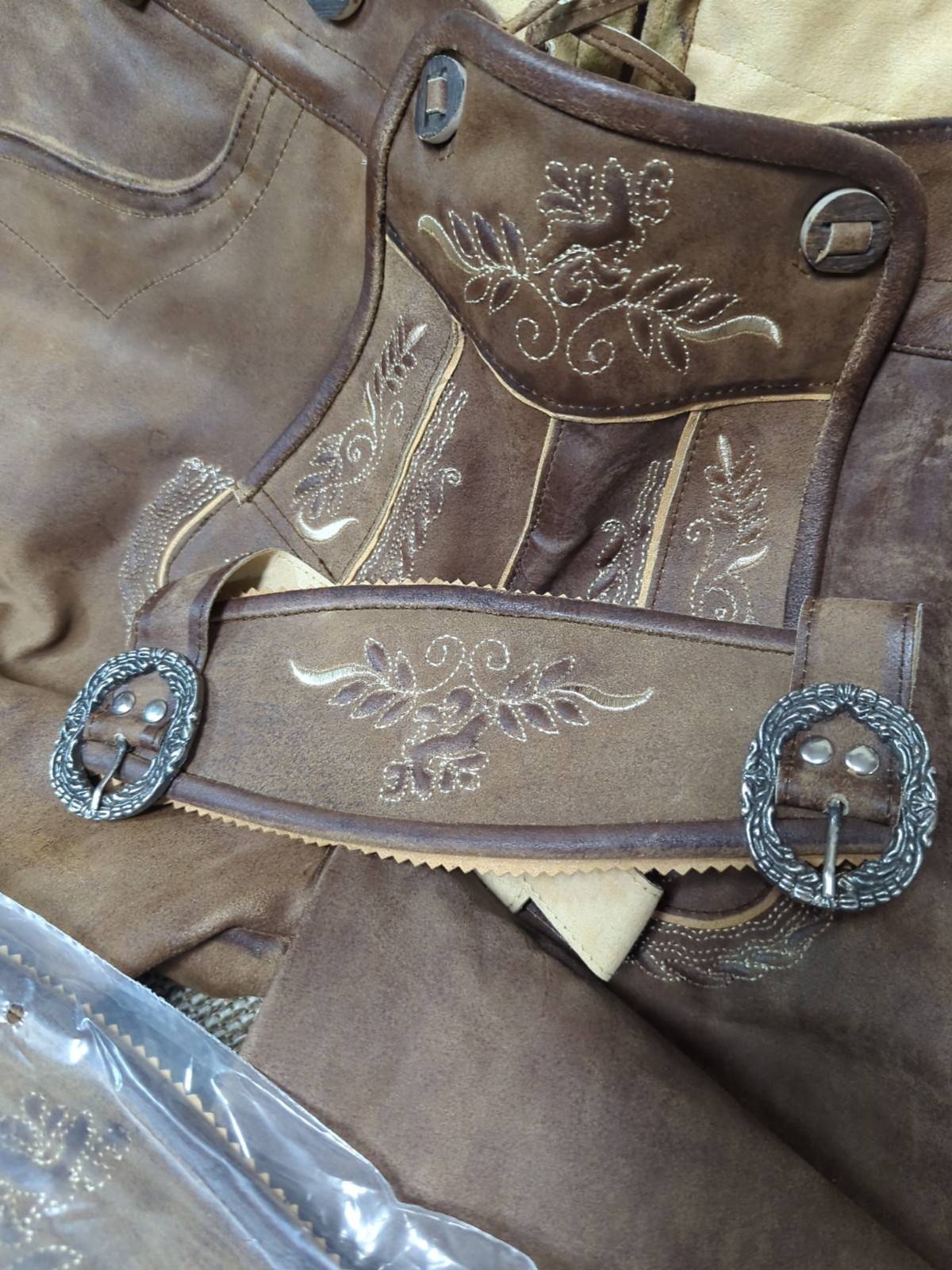 Lederhosen Store | Oktoberfest Bavarian Short Lederhosen Men. Size 58. READ!!!
