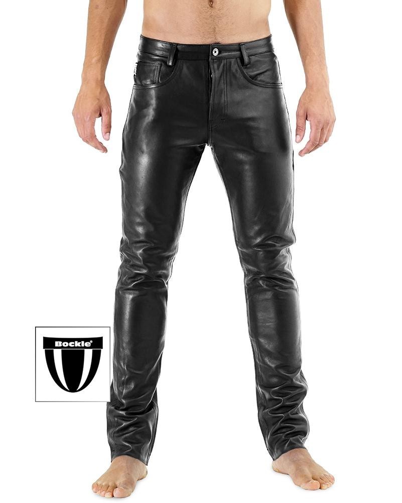 Bockle ® new 411 men’s leather pants leather jeans real leather cowhide