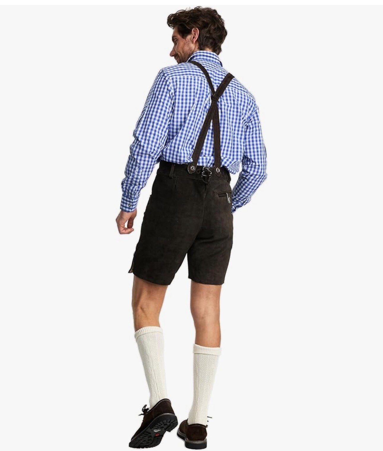 STEIGENHÖFER Men’s Short Bavarian Lederhosen Oktoberfest Designed In Germany 36