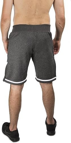 SCHONEBERGER Adam Lederhosen Sweatpant Shorts GRAY Size Small S NWT NEW