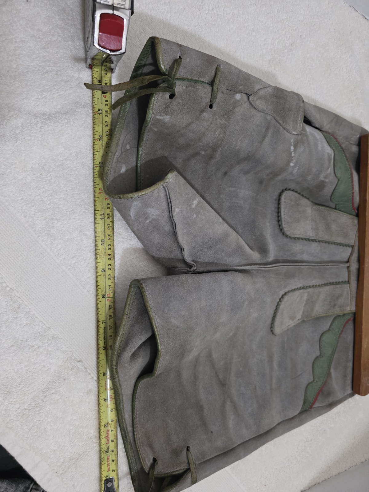 Vintage Authentic Lederhosen Suede Leather