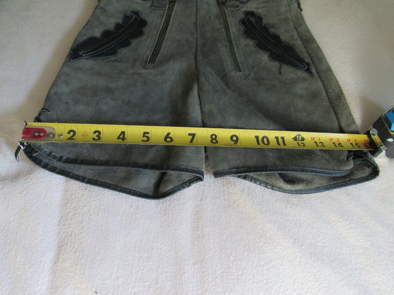 Vtg Auth Womens German Leather Lederhosen
