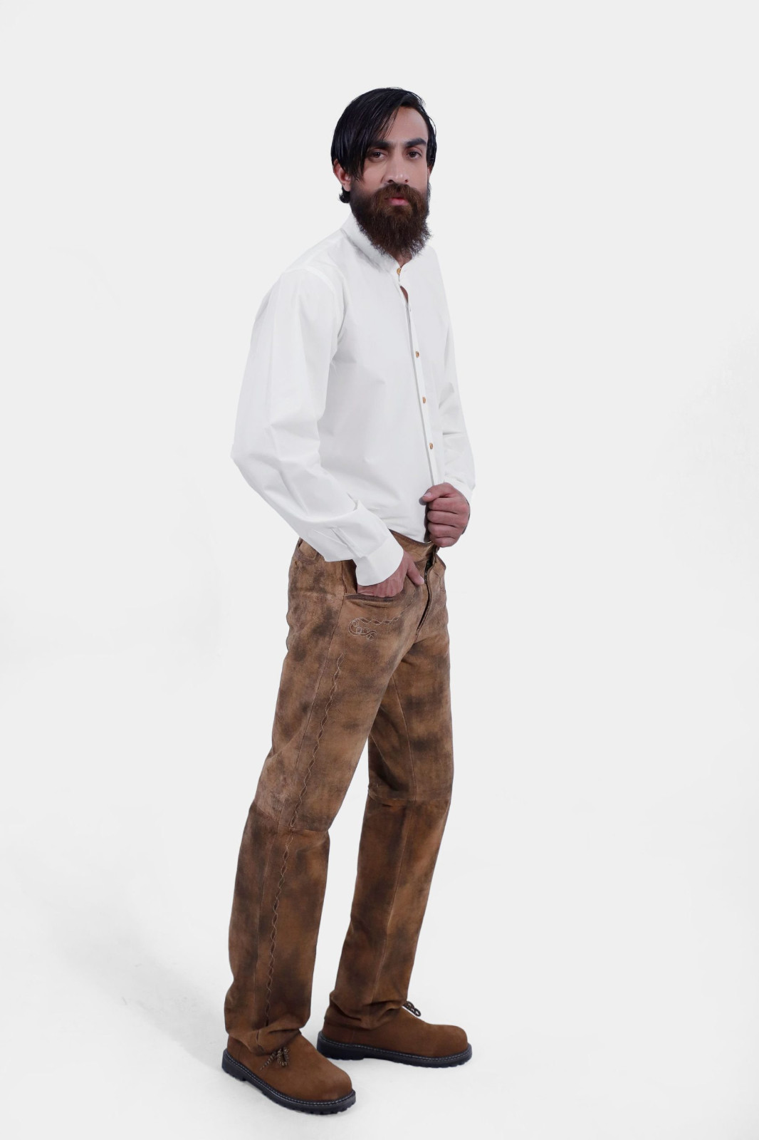 Dennis Schröder Lederhosen Long