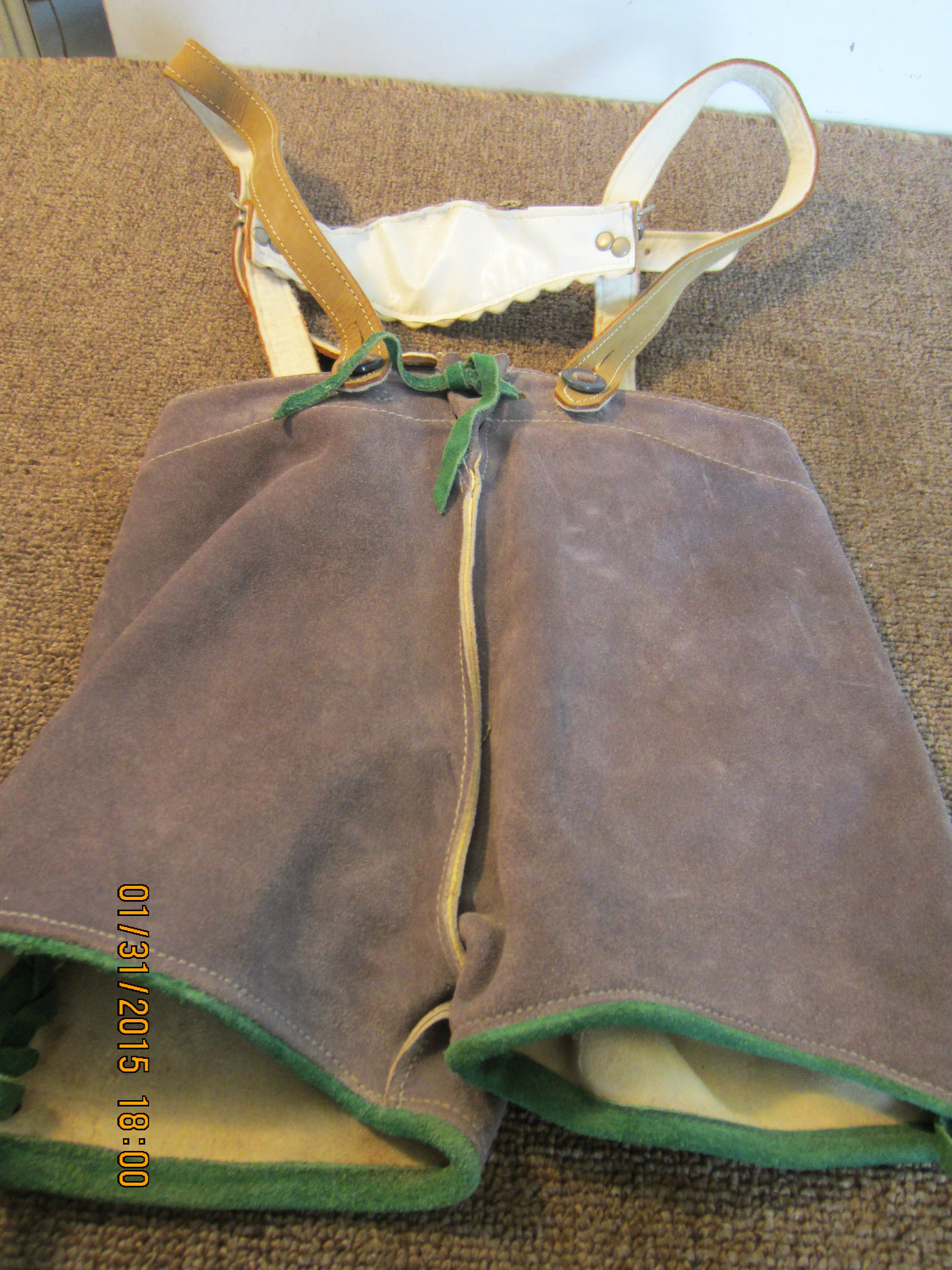 PR OF, CHILD’S “LEDERHOSEN” ( LEATHER PANTS )
