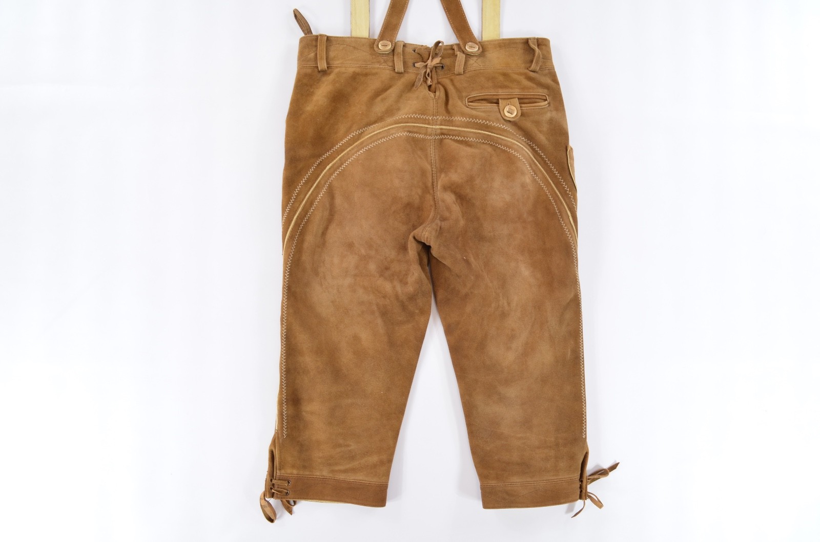 Scharzenberger Tyrol Bavarian Lederhosen Leather Pants Mens EUR 50 / US ~W33