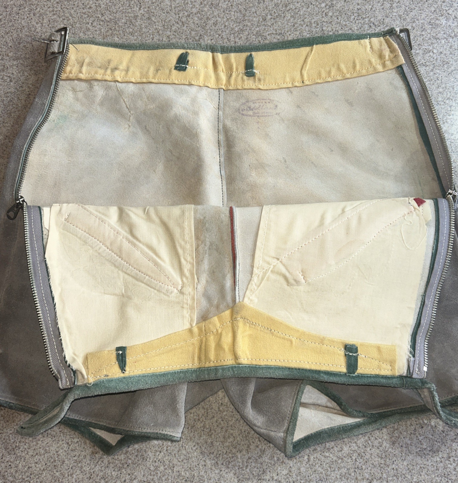 Suede Leather Lederhosen Men Boys Size 28 Authentic German Octoberfest