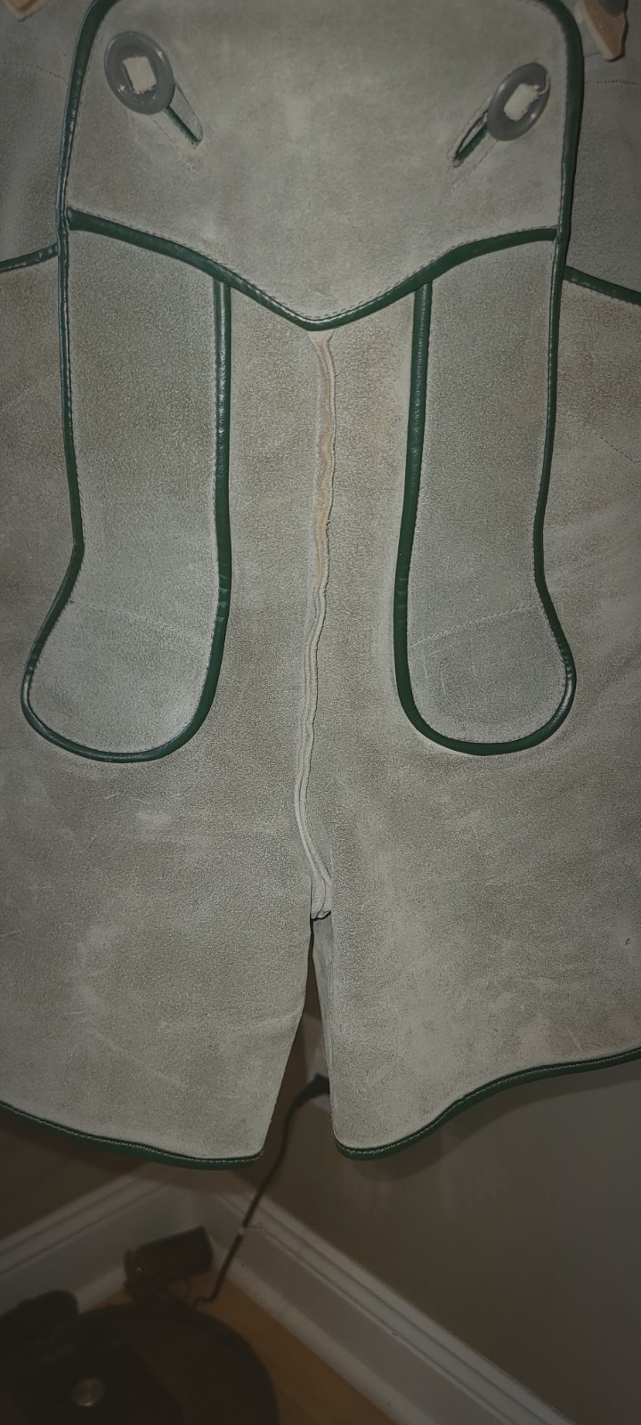 Vintage 1950s Germany Lederhosen & Wool Loden Jacket