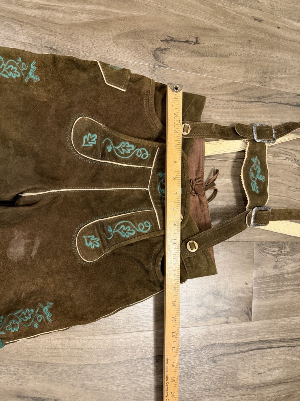Genuine Deer Suede Leather Steindl Mens Lederhosen From Germany 140 /US 26 S