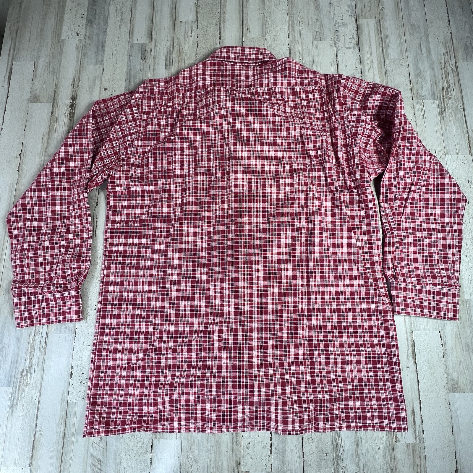 Drachten German Style Men’s Shirt Plaid RED. Sz L OKTOBERFEST,Germany Lederhosen