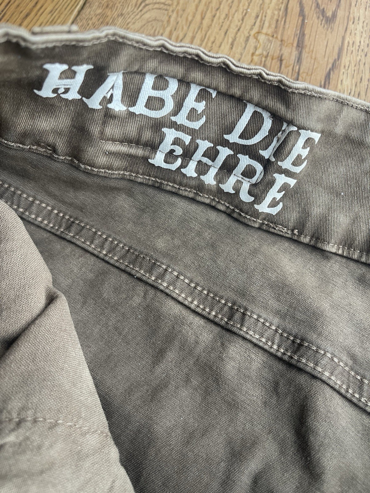 HangOwear MENS Lederhozen-style shorts in brown dyed cotton EU 56