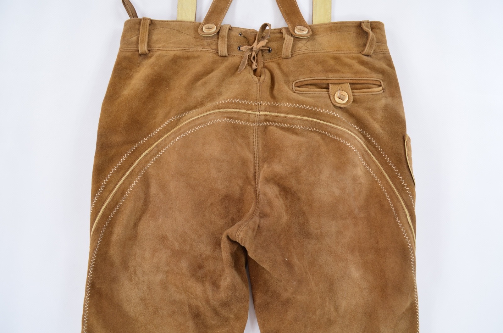 Scharzenberger Tyrol Bavarian Lederhosen Leather Pants Mens EUR 50 / US ~W33