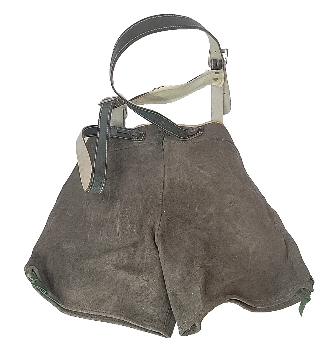 Lederhosen German Child Shorts Authentic Vintage Suede Leather Size 2 Oktoberfes