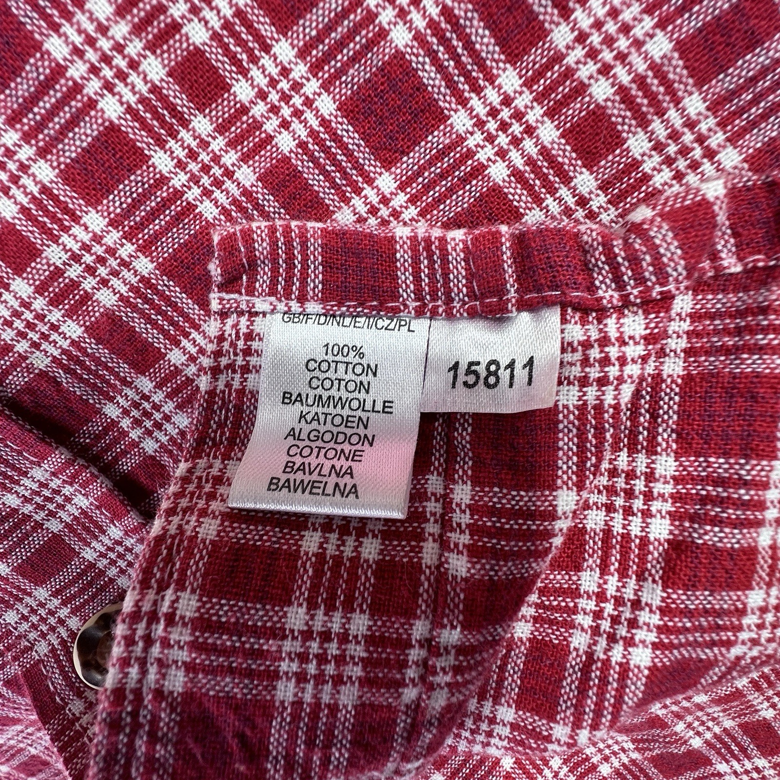 Drachten German Style Men’s Shirt Plaid RED. Sz L OKTOBERFEST,Germany Lederhosen