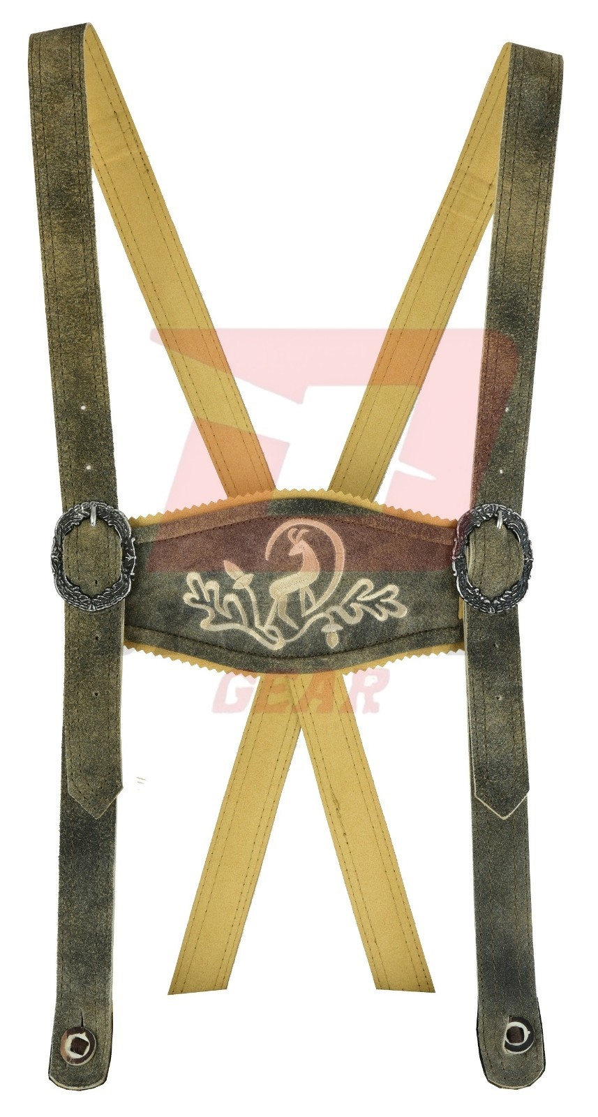 German Bavarian Traditional Lederhosen Hand Crafted Women Skirt
