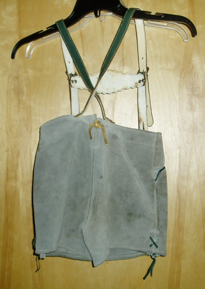 Vintage Authentic Lederhosen Child’s Leather Oktoberfest