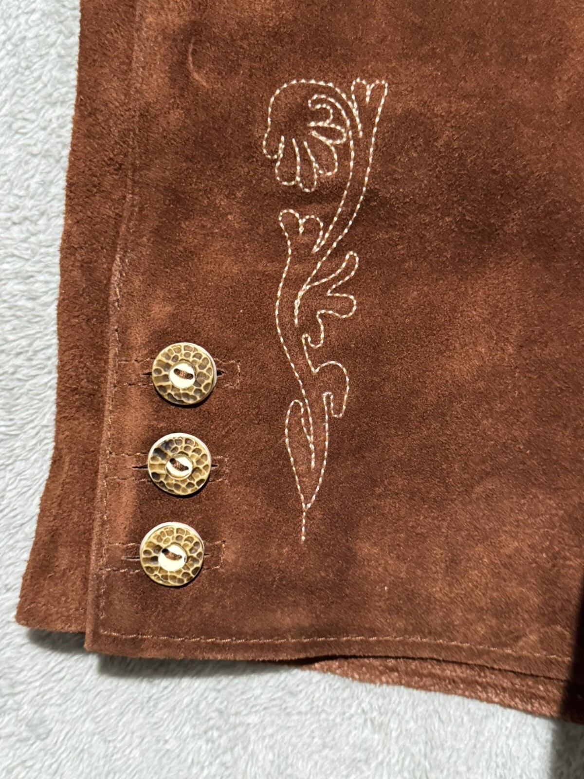 Bavaria Trachten Mens 30 Genuine Leather Light Brown Lederhosen Oktoberfest NWT