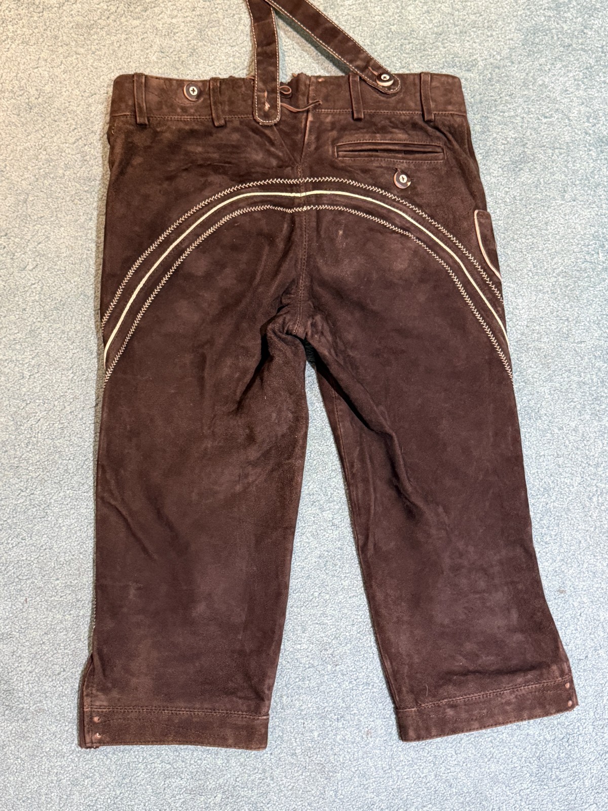 Genuine Leather Austrian Lederhosen (Bundhosen style) size 44