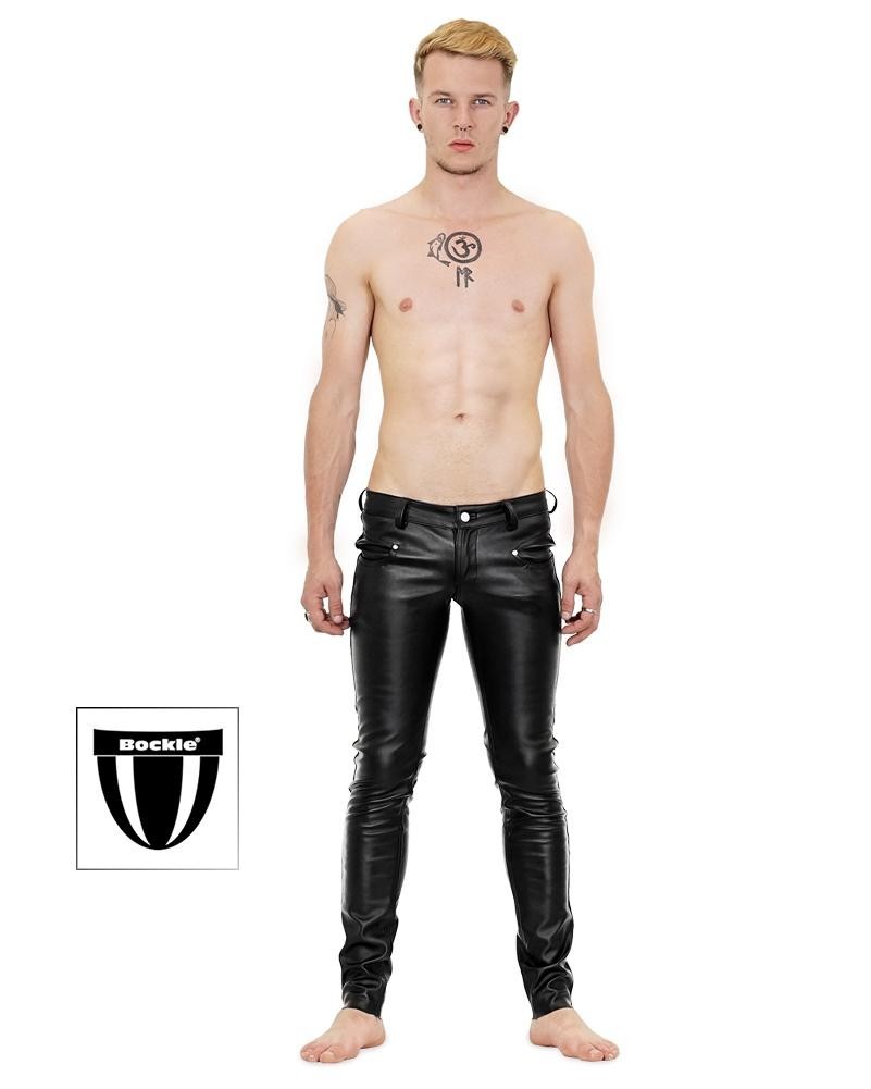 Bockle® 60tis STRETCH Pants Lamb Herren Echtleder Lamm Stertch Lederhose Tube