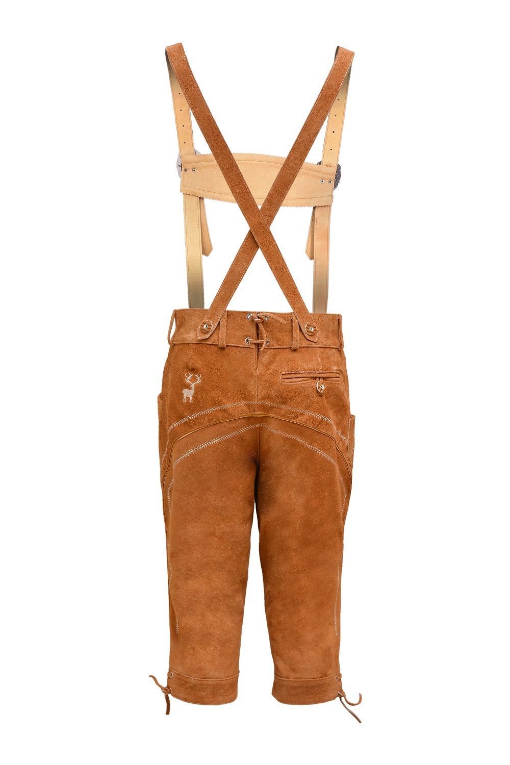 Oktoberfest Bavarian Lederhosen Men German Real Leather Matching long Short New