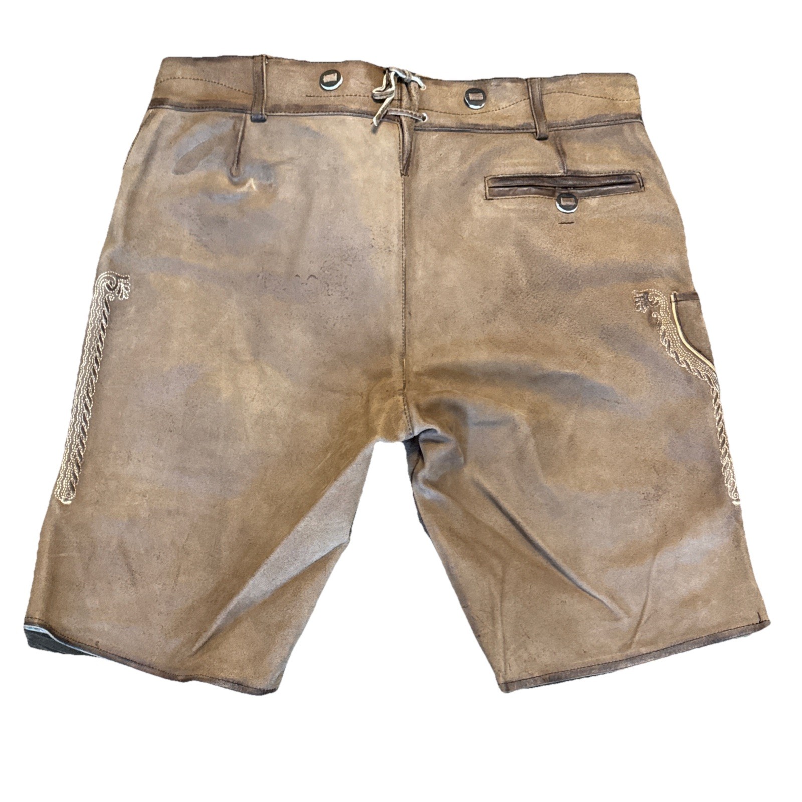 Authentic Bavarian Lederhosen Genuine German Oktoberfest Men’s Leather Size 52