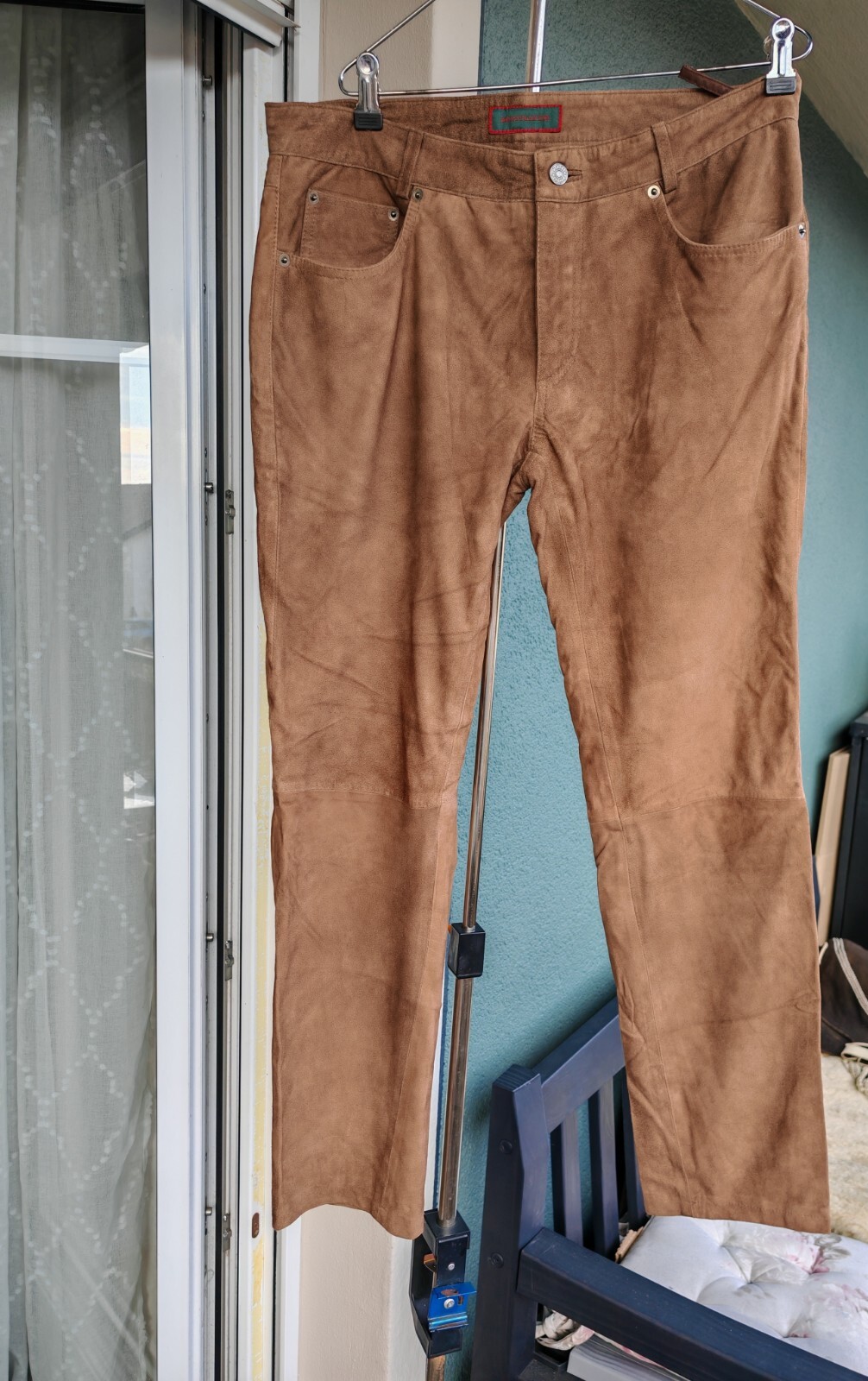 Reitmayer Mens Leather Trousers 48-50 Goat Suede