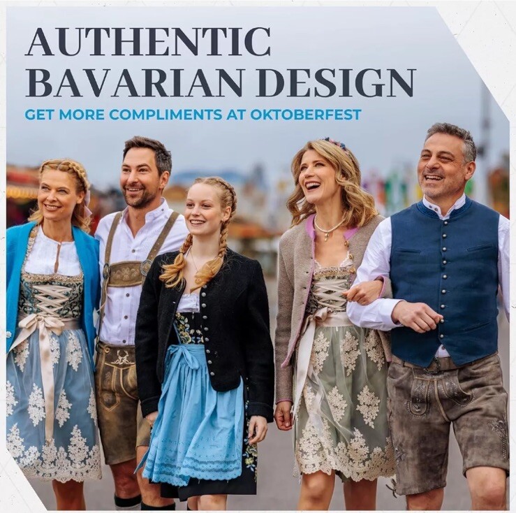 Bavaria Trachten Mens Genuine Leather Brown Lederhosen US 30 EU 48 Oktoberfest