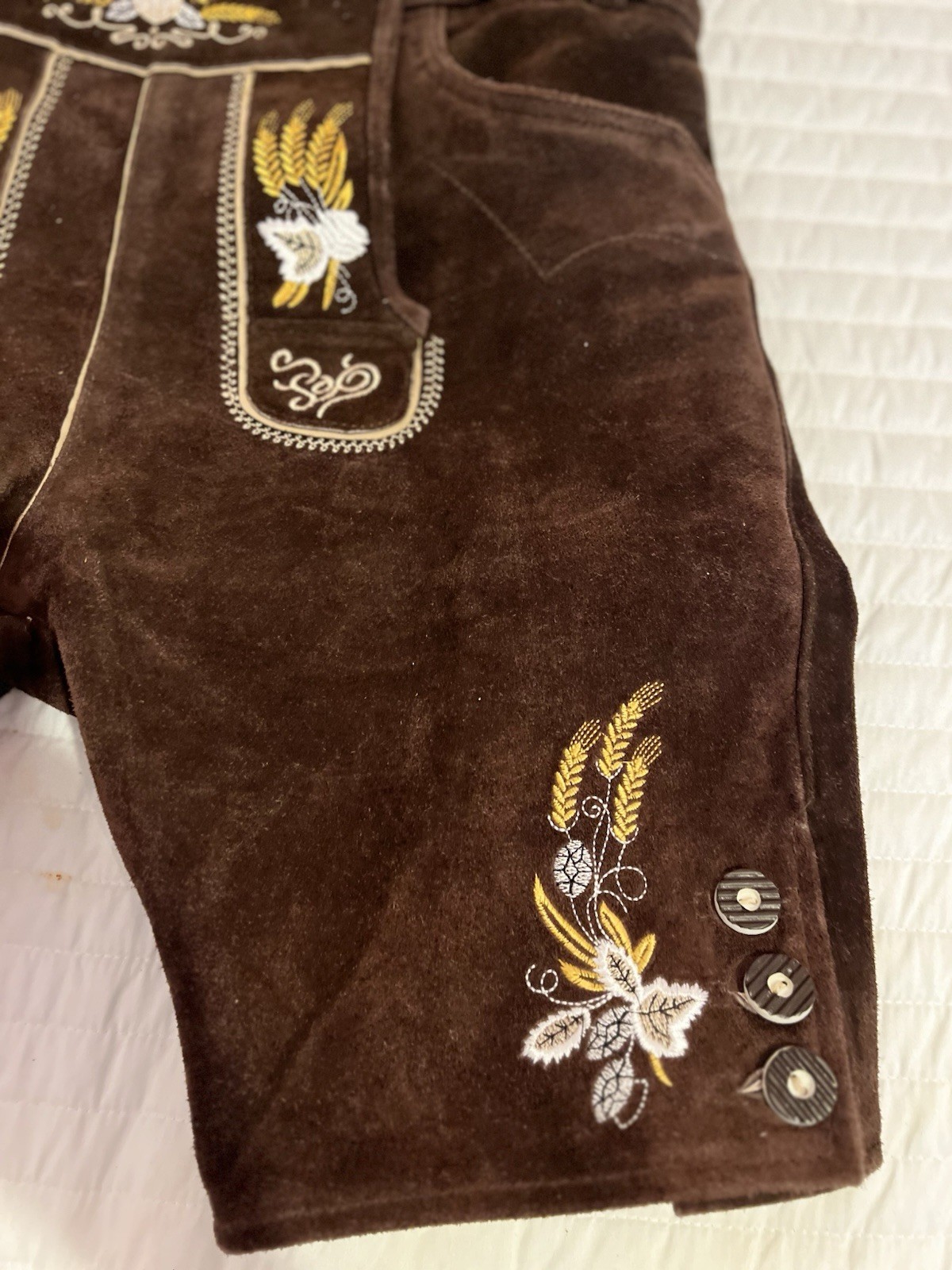 OKTOBERFEST LEDERHOSEN DARK BROWN