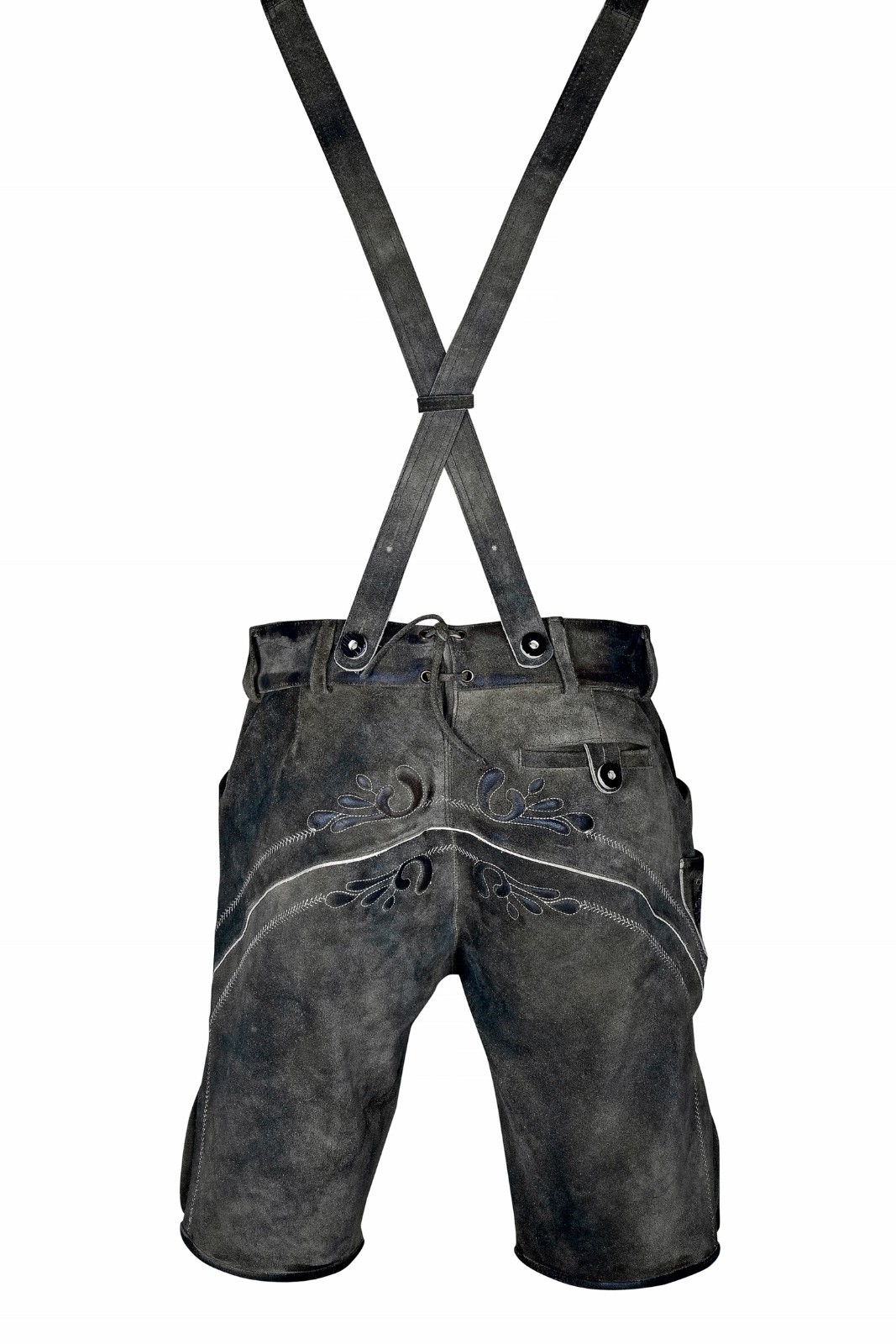 New Handmade Oktoberfest Bavarian Costume with Suspenders: Men’s Real Leather