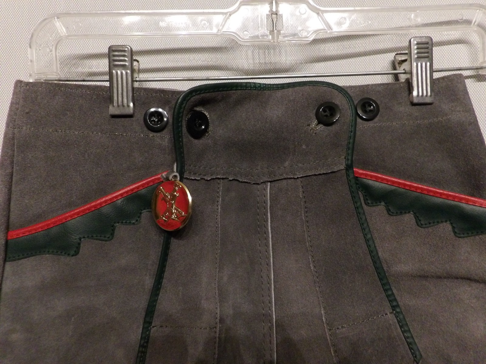 Genuine German Bavarian Lederhosen Leather Suede Shorts Child 128