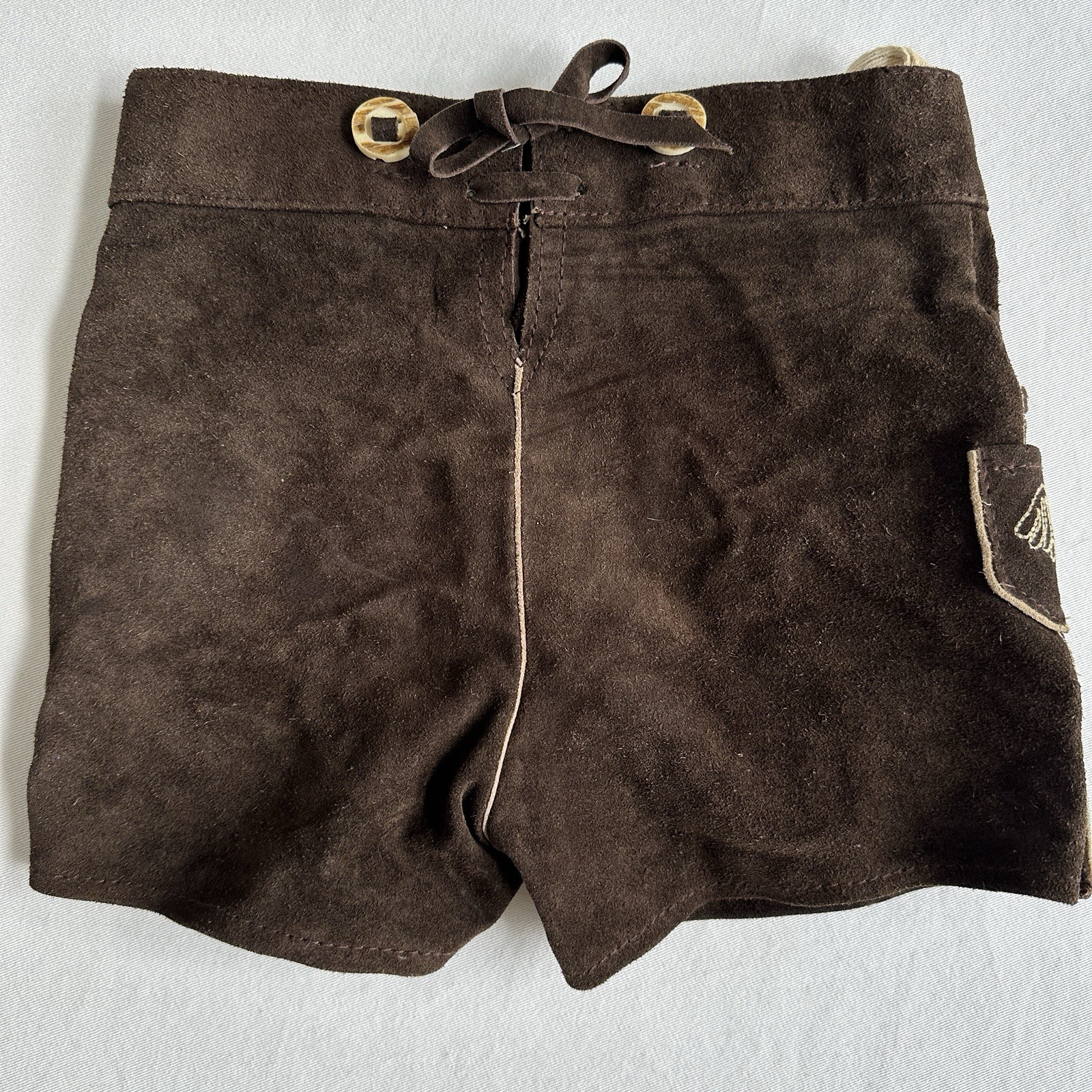 Country Maddox Boy’s Lederhosen Suede Leather Size 98 Youth Boys