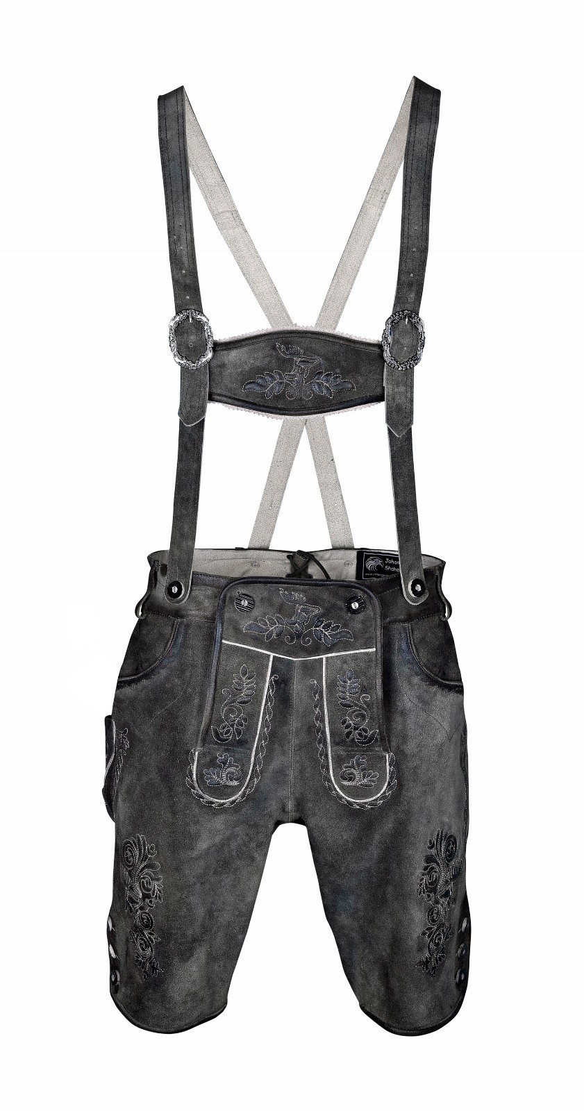 New Handmade Oktoberfest Bavarian Costume with Suspenders: Men’s Real Leather
