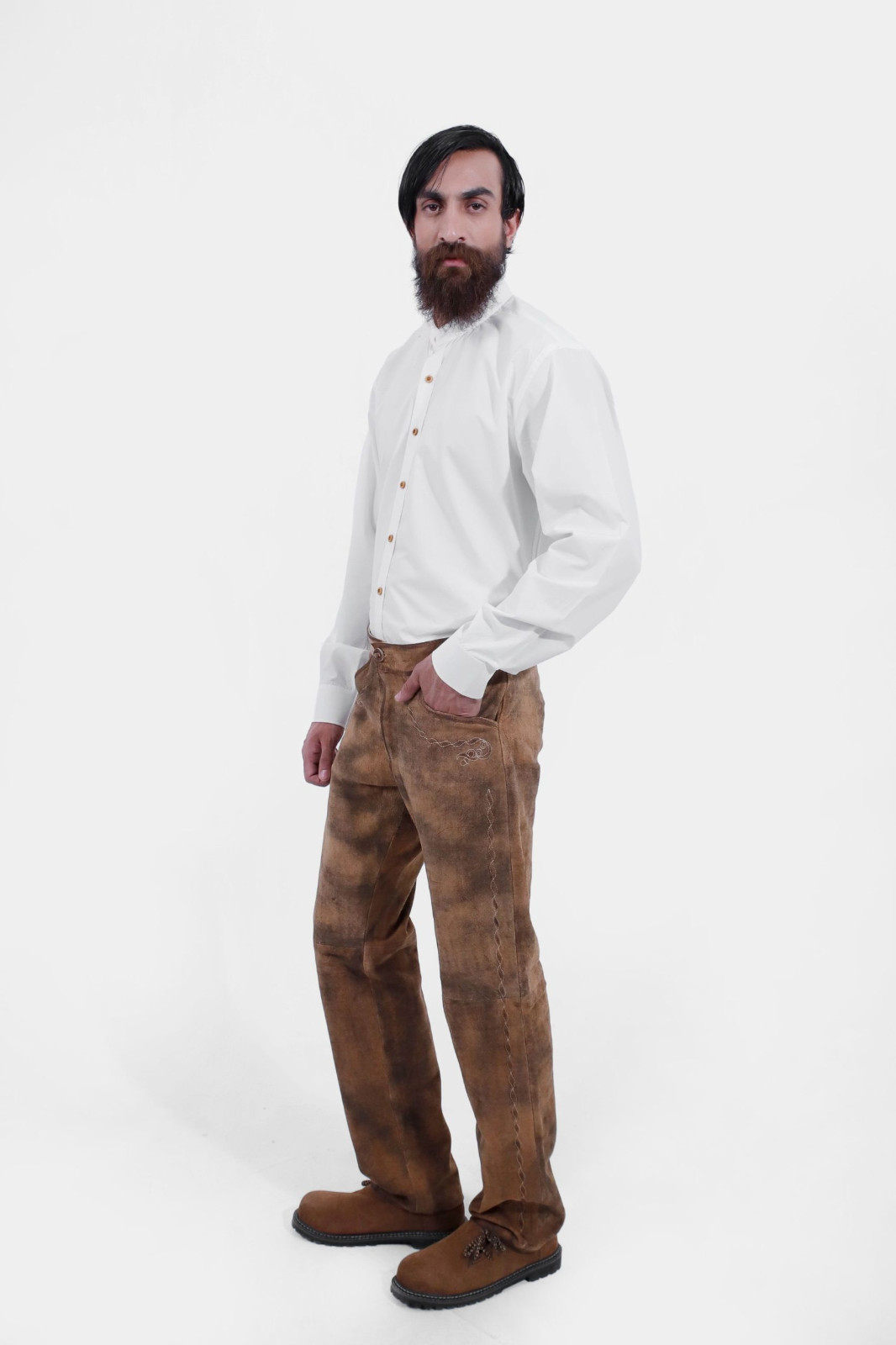 Dennis Schröder Lederhosen Long