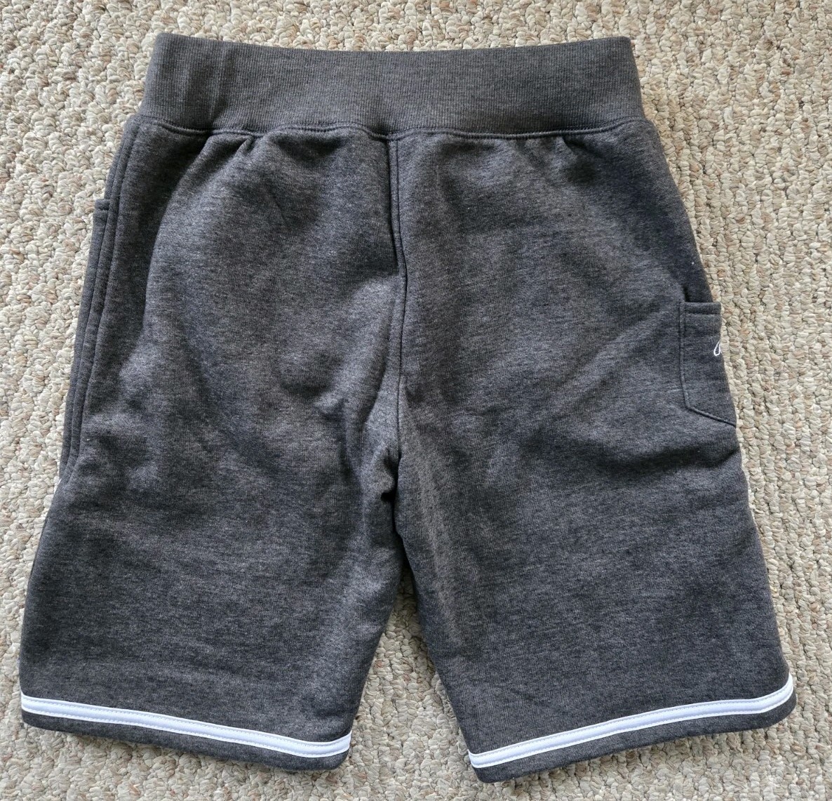 SCHONEBERGER Adam Lederhosen Sweatpant Shorts GRAY Size Small S NWT NEW