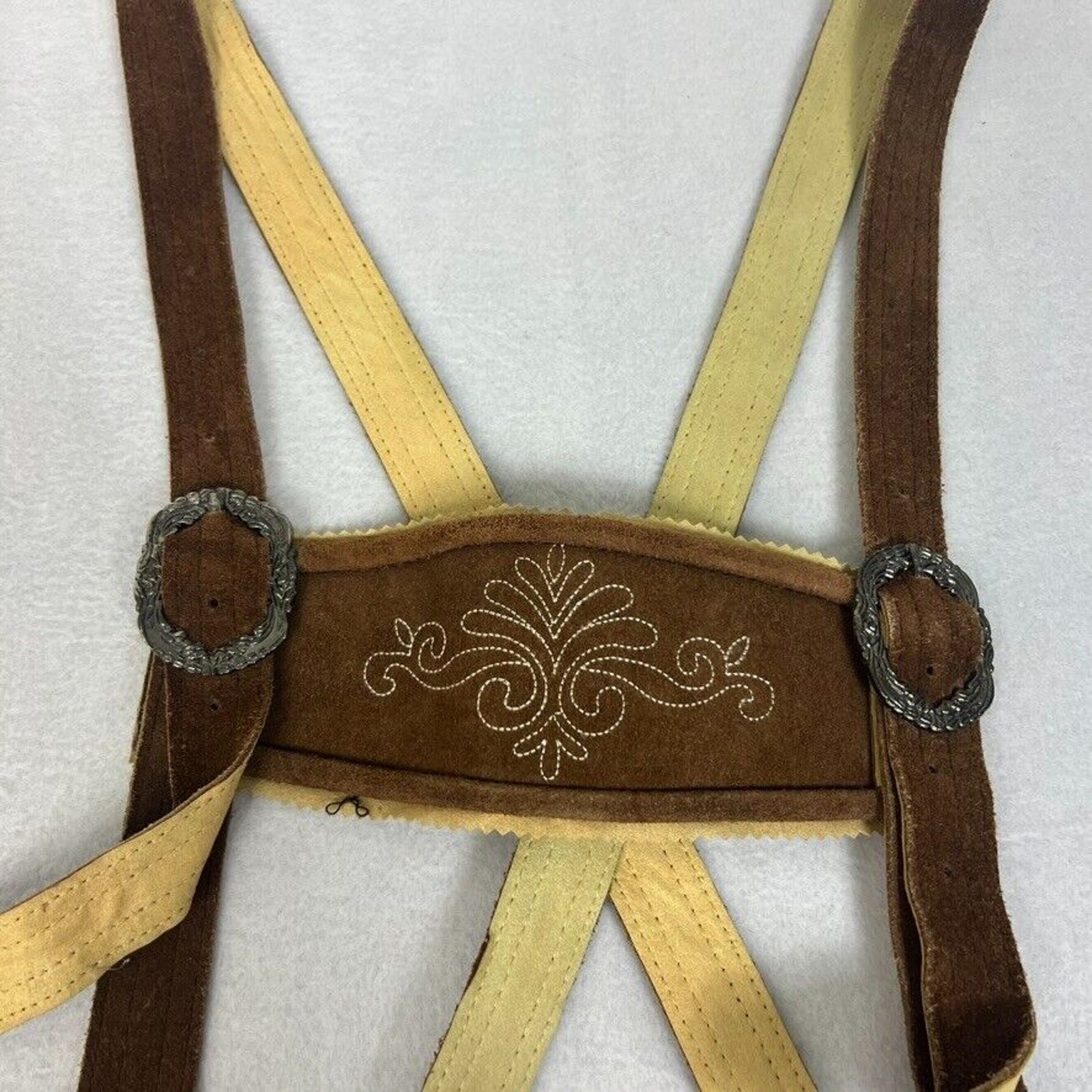 Gaudi Leathers Bavarian Oktoberfest Shorts 48 German Tracht Outfit Dark Brown