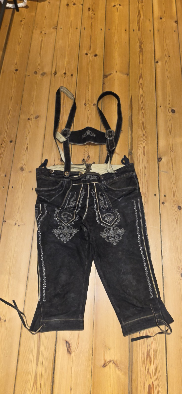 Lederhosen Almsach 50/M – (Leather Pants) – Oktoberfest