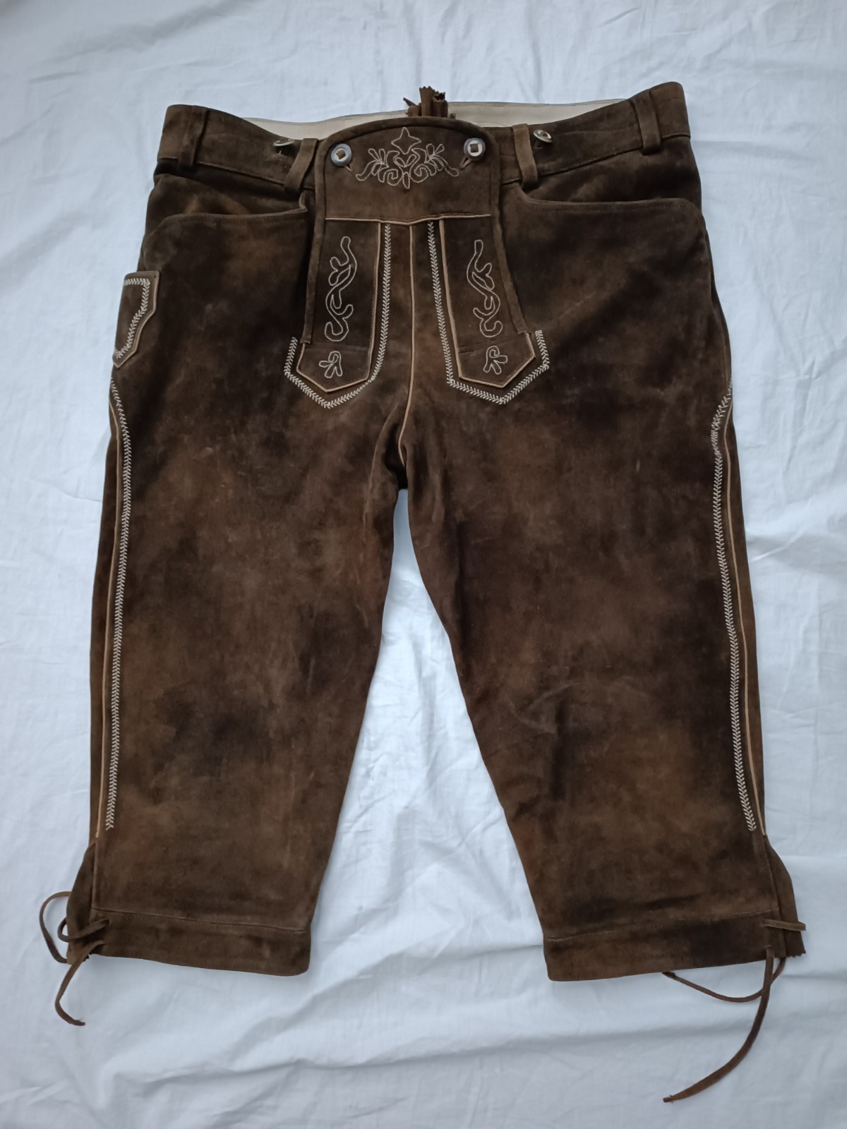 Spieth & Wensky Lederhosen 56 XL Suede Leather Trouser Oktoberfest Trachten
