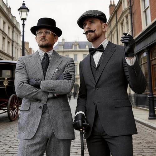1920s Mens Costume Roaring 20s Outfits for Men Harlem Nights Gangster Great
