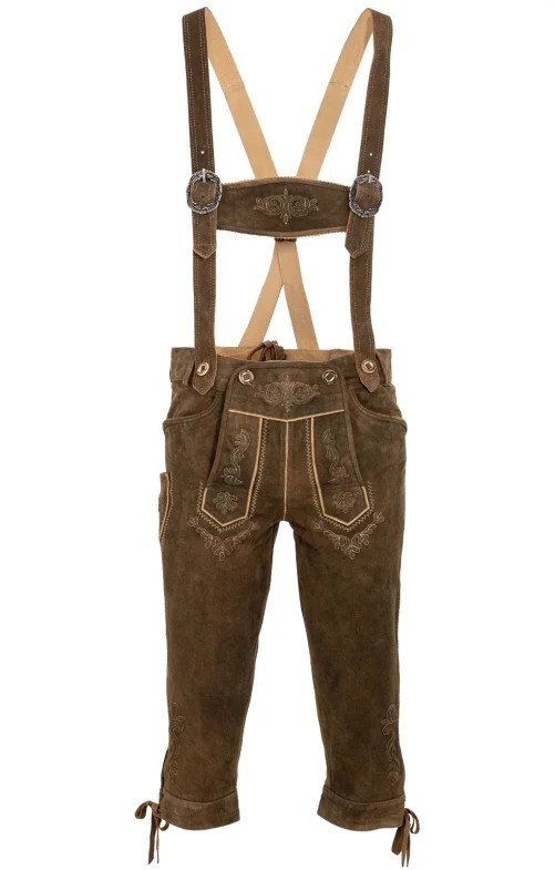 German Trachten Kniebundhose Lederhose Oktoberfest waist size 30-46 inches