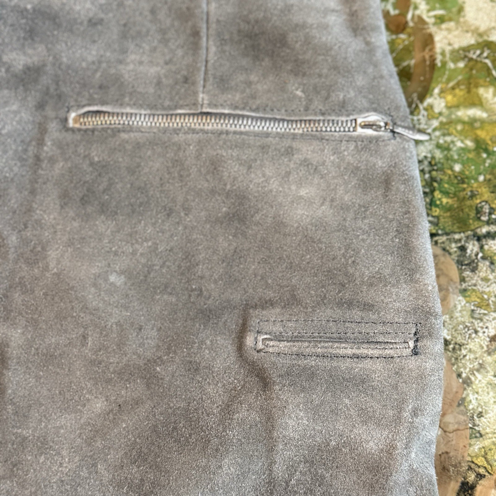Vintage 50s-60s Bavarian German Lederhosen Suede Leather Shorts 34” Oktoberfest