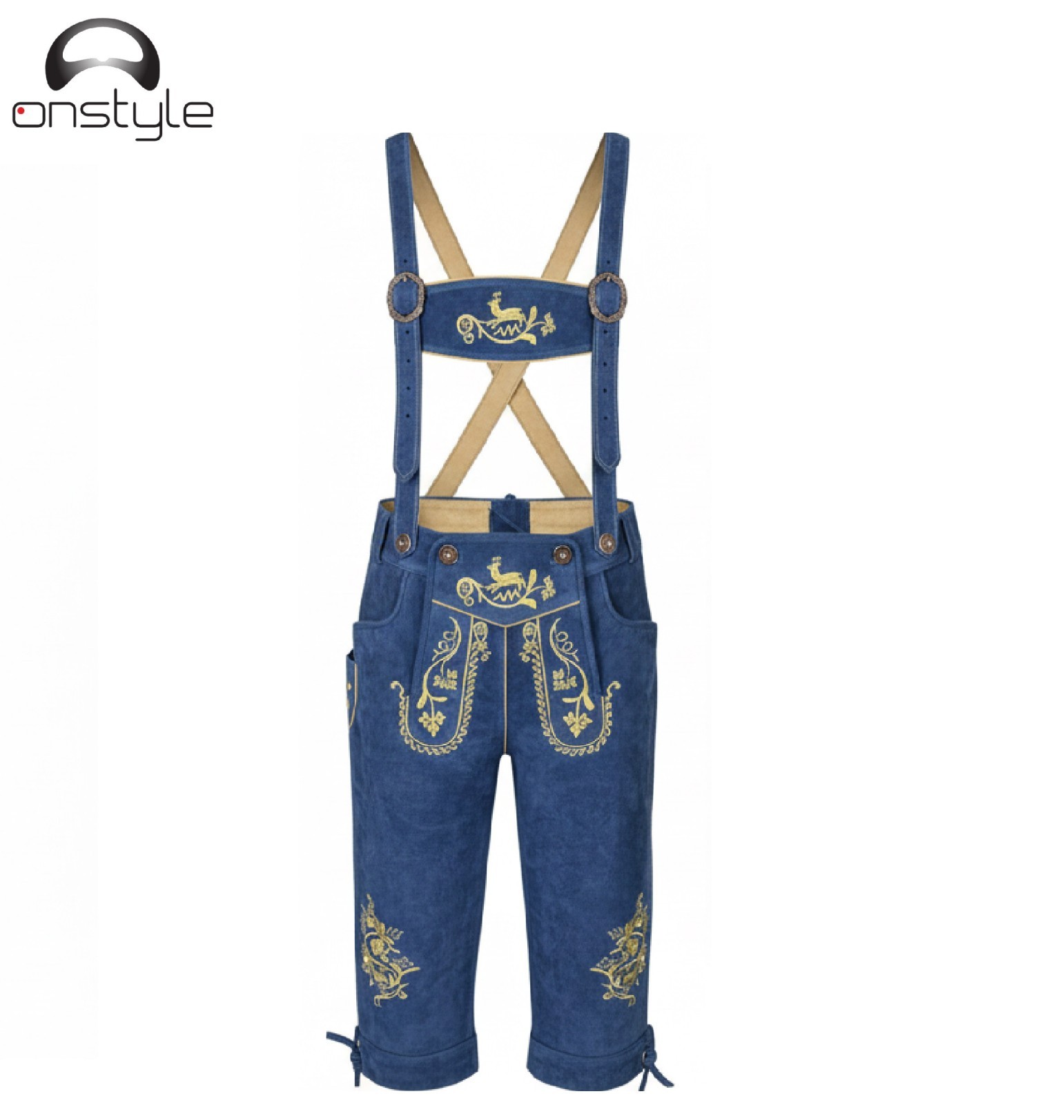 Premium Lederhosen Shorts -Men’s Bavarian Lederhosen Shorts – Traditional German