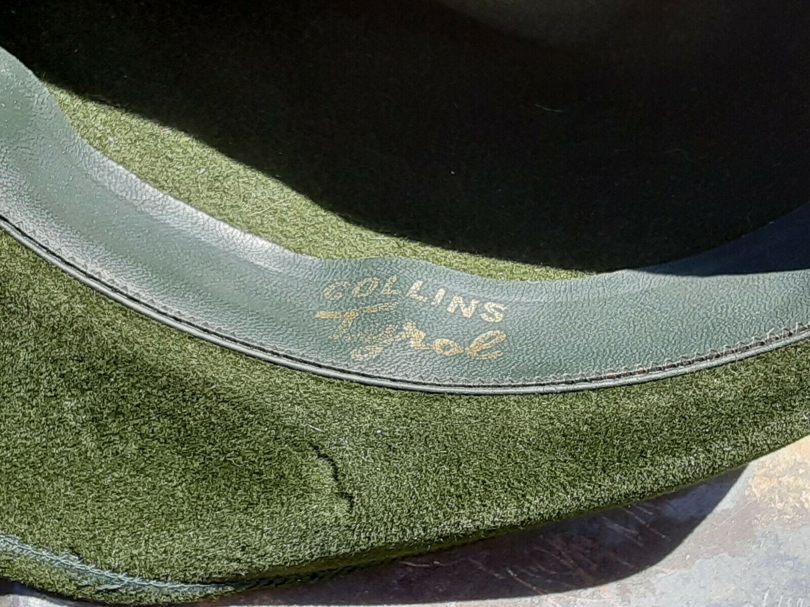 VINTAGE GERMAN GREEN Bavarian INNSBRUCK Mountain HAT by COLLINS SOUCZEK 61w6